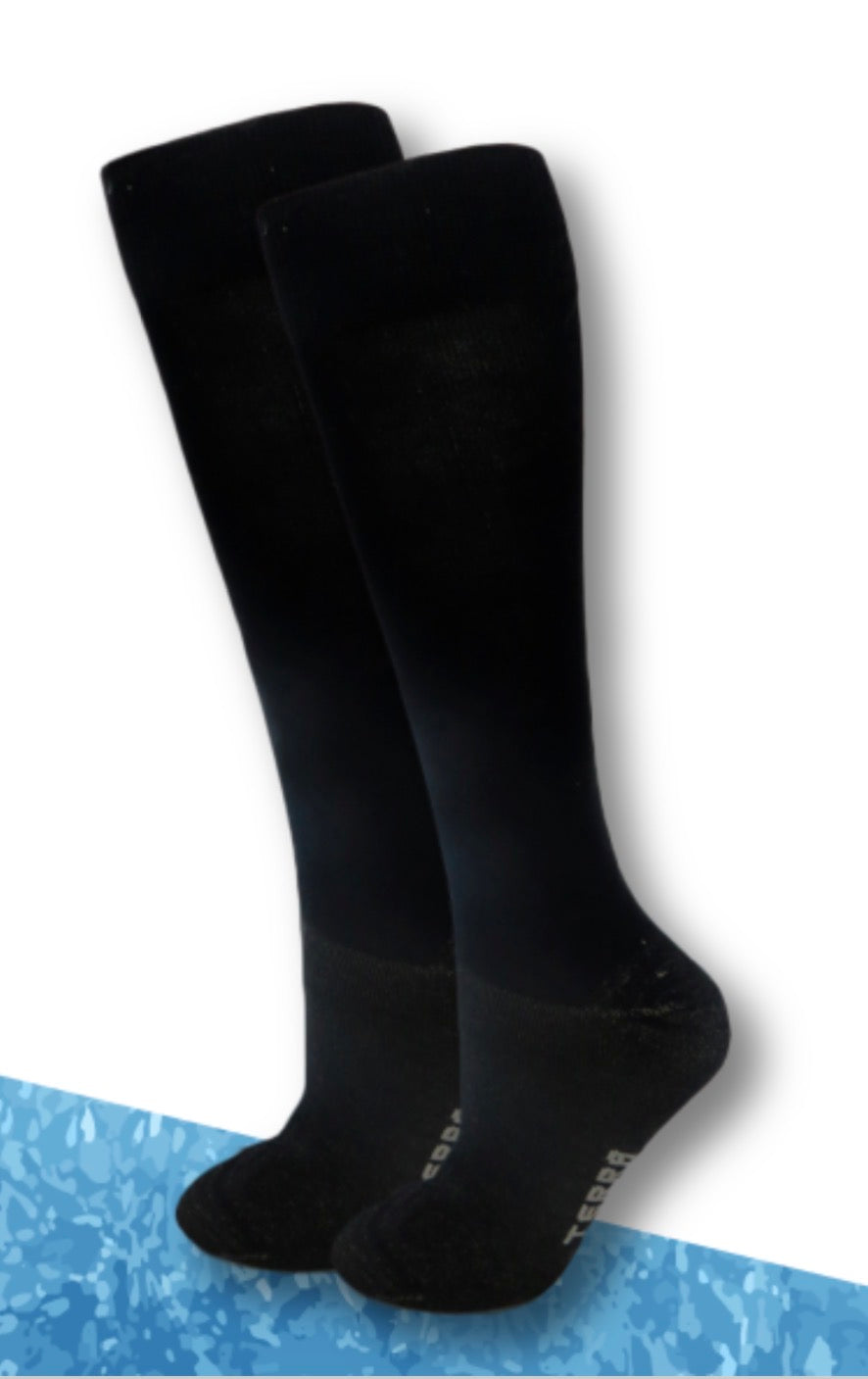 Calcetín negro para tenida 11 y también para zapato de combate