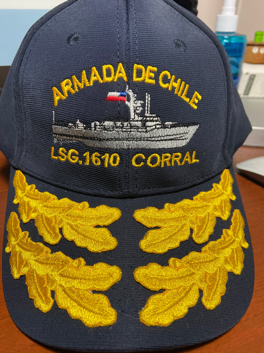 Jockey o quepi con doble laurel desde