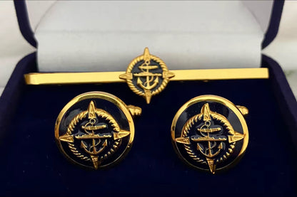 Colleras Armada de Chile y otras bañadas en oro con relieve 3 D