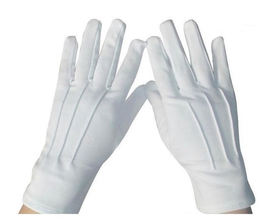 Guantes blancos para desfile