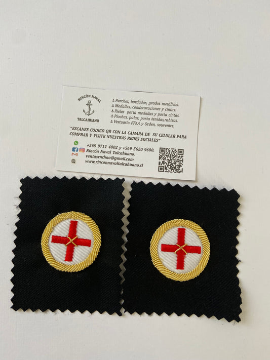 Solapines bordados con hilos de oro de todas las especialidades para la T-11 para SO