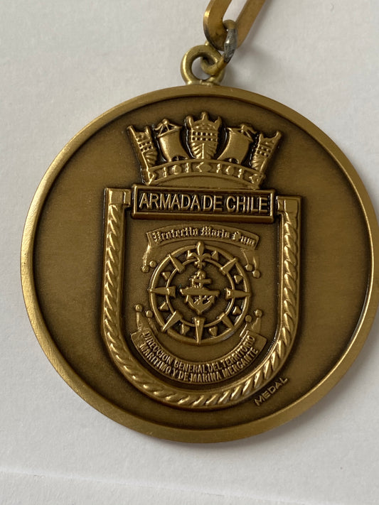 Llavero Litoral metálico de 5 cm de diámetro