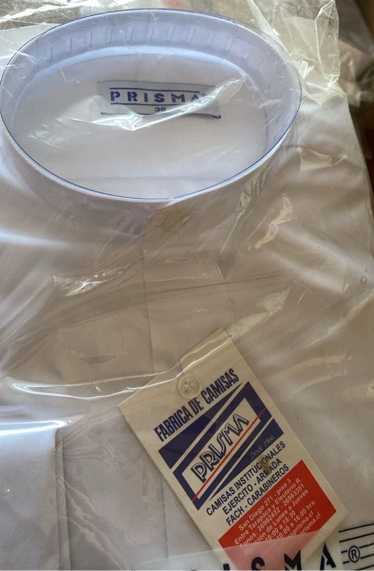 Camisa para Infante de Marina y Ejército de Chile sin cuello manga larga