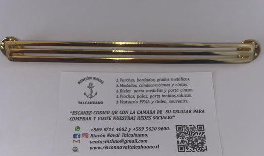 Riel para 3 medallas o condecoraciones
